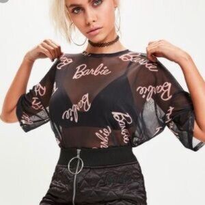 Missguided x Barbie Mesh Top 4